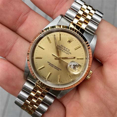 rolex datejust two tone 16233 price|Rolex 16233 price guide.